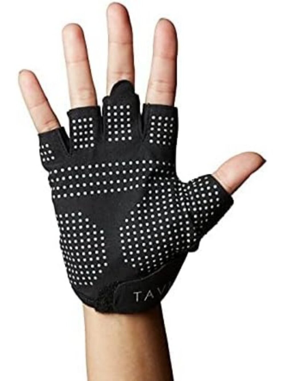 Women's Half Finger Workout Gloves - Full Grip Coverage & Adjustable Wristband
